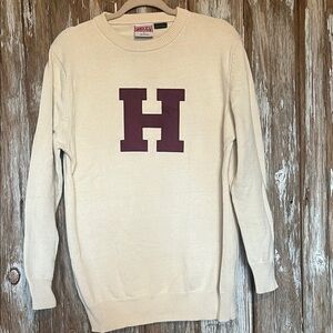 Like new Harvard “H” Block Embroidered Sweater, size medium.